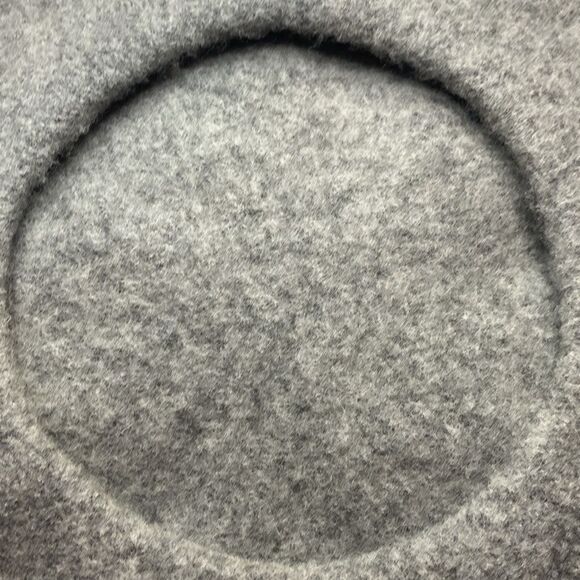 Heather Grey Wool Beret Hat (Unisex) - Picture 4 of 4